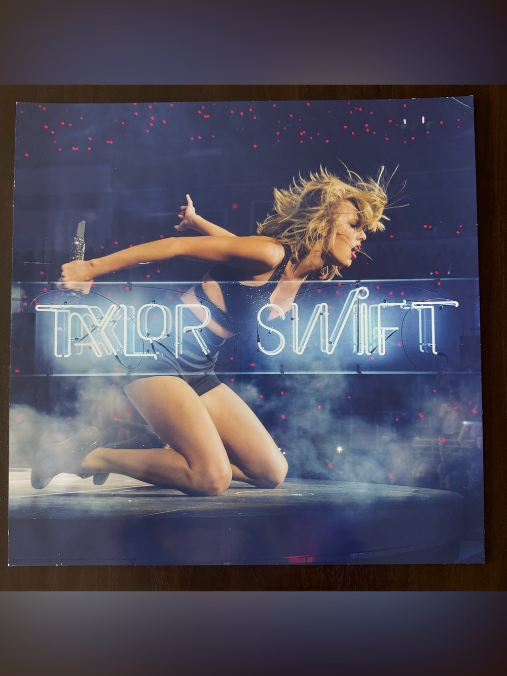Taylor Swift 1989 Tour Neon Lithograph